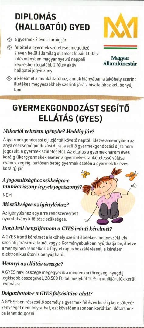 Családtámogatási ellátások infografika