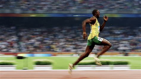 Usain Bolt, a 100 és 200 méteres futás világcsúcstartója