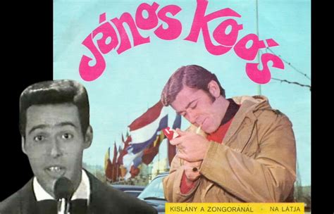 Koós János fiatalon, oboával a kezében