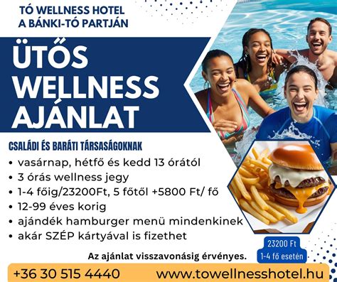 Wellness csomag ajánlat egy weboldalon