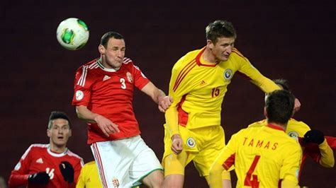 Vanczák Vilmos, a magyar válogatott csapatkapitányaként egy mérkőzésen