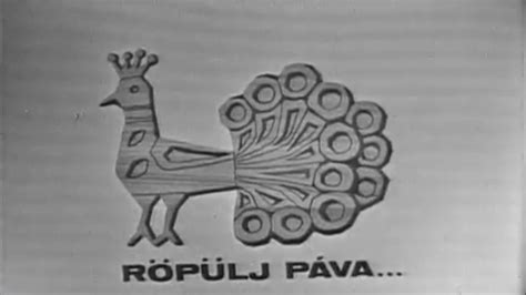 A Röpülj páva (1969) című televíziós népdalvetélkedő plakátja