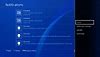 PS4 beállítások menü Audio eszközök