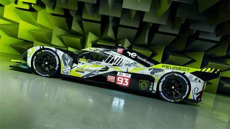 Peugeot 9X8 hypercar profilból
