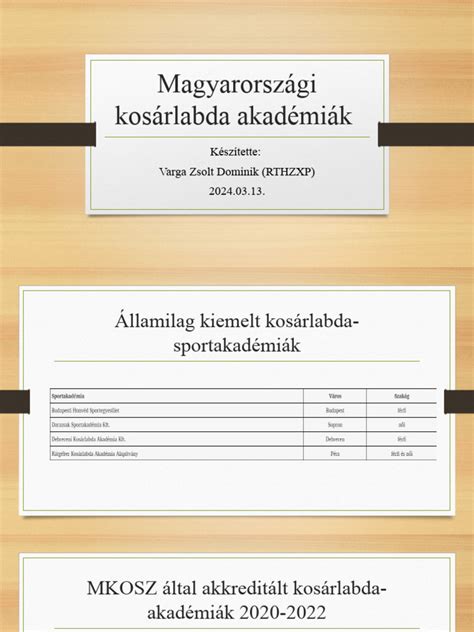 Kosárlabda akadémiák minőségbiztosítása