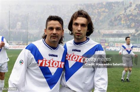 Andrea Pirlo fiatalon, a Brescia mezében