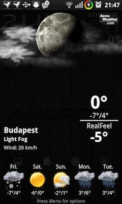 Beautiful Widgets óra és időjárás widget