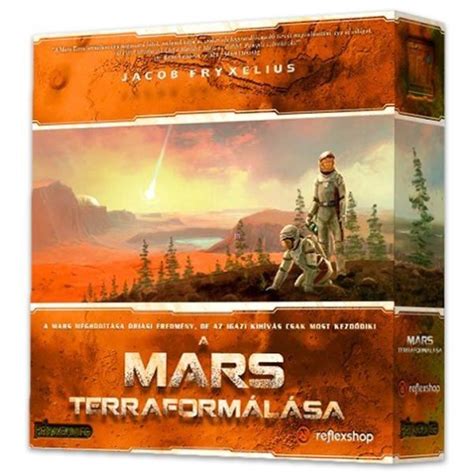 Játékosok a Mars Terraformálása társasjátékasztalnál