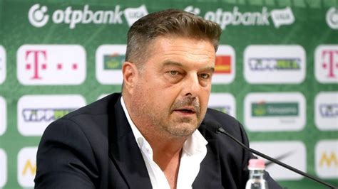 Orosz Pál, az FTC Labdarúgó Zrt. vezérigazgatója