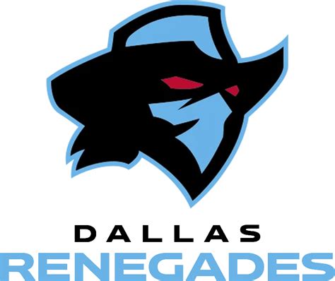 Dallas Renegades logó és csapattagok akció közben