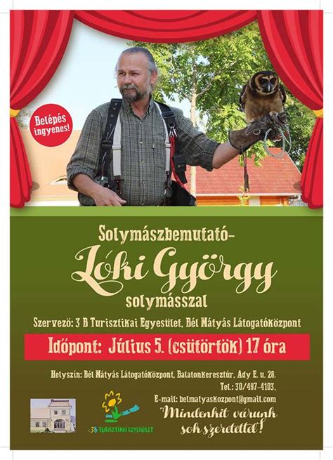 Középkori solymász bemutató