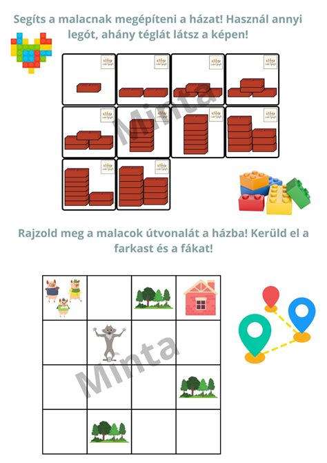 Fejlesztő játékok táblázata