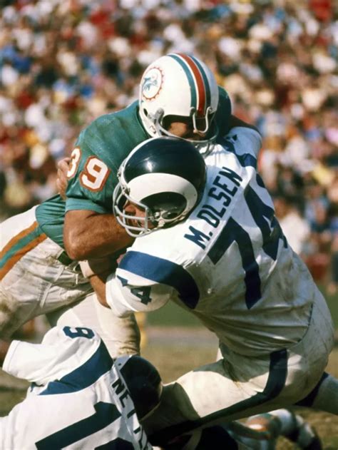 Larry Csonka, a Miami Dolphins legendás running backje