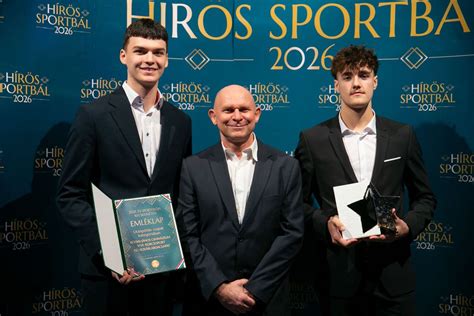 Díjazott sportolók a Hírös Sportbálon