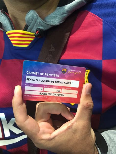 Penya Blaugrana Budapest tagsági kártyák