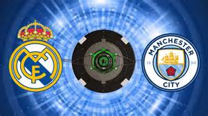 Manchester City és Real Madrid logók