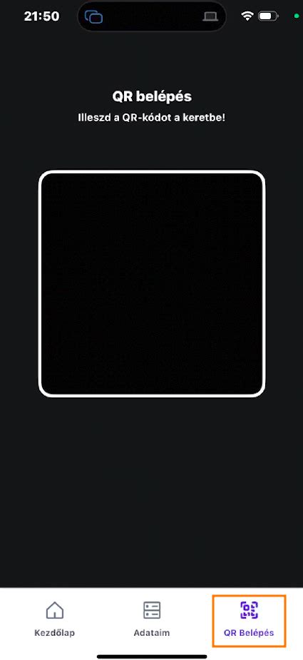 Mobilalkalmazás interfésze