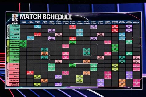 Calendar with flexible match dates