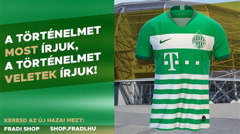 Ferencváros új, három csillagos hazai mez