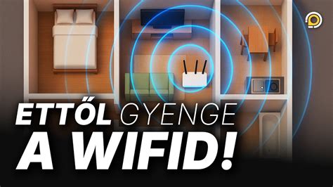 Illusztráció gyenge Wi-Fi jelről lakásban