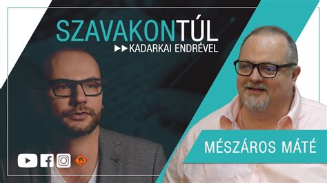 Mészáros Máté a próbafolyamat során