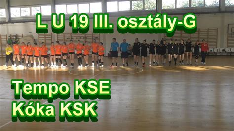 Kóka KSK kézilabdacsapat edzés közben
