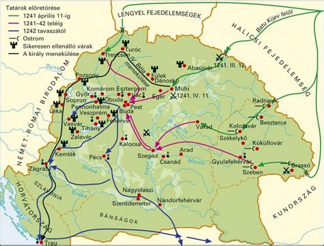 A muhi csata korabeli ábrázolása vagy a Sajó menti csatatér térképe