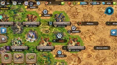 Elvenar Világtérkép Testvériségekkel