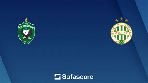 Ferencváros és Ludogorets logói egy futballpályán