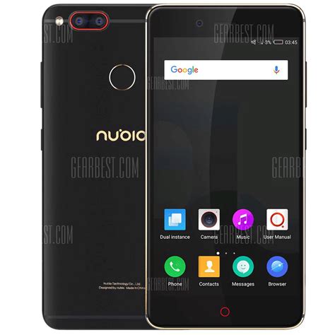 Nubia Z17 Mini design és színek