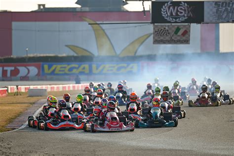WSK Euro Series versenyzők a South Garda Karting pályán