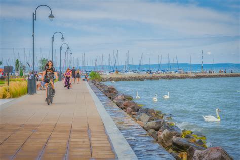 Siófoki Balaton-part panoráma