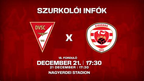 A DVSC csapatának mérkőzése a Nagyerdei Stadionban