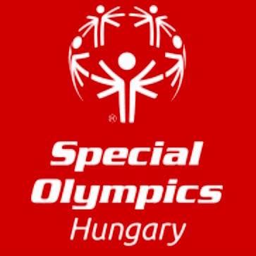 Speciális Olimpia embléma és sportolók ünneplése