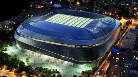 A Santiago Bernabéu stadion látképe