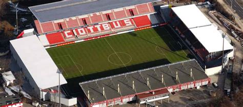 Az Energie Cottbus stadionja, a Stadion der Freundschaft