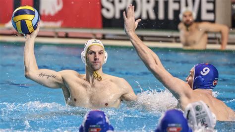 Ferencváros férfi vízilabdacsapat mérkőzés közben