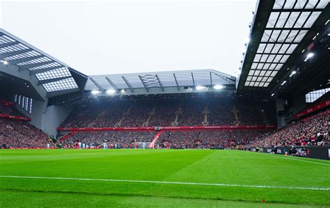 Az Anfield Road stadion látképe