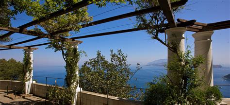 Villa San Michele Capri látképpel