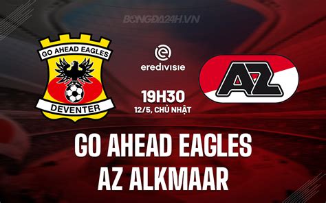 AZ Alkmaar és Go Ahead Eagles csapatok a VriendenLoterij Eredivisie-ben