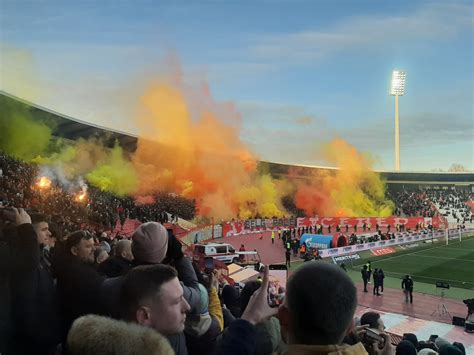 Belgrádi derbi hangulata