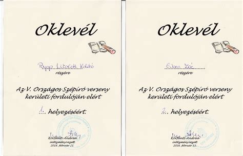 Oklevelek gyűjteménye