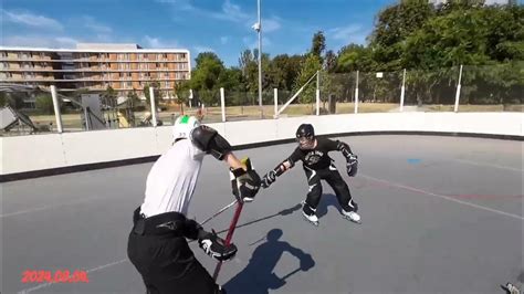 Inline hoki mérkőzés pillanatképe