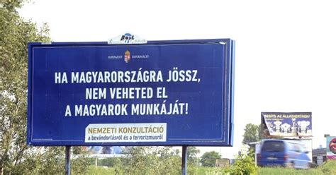 Plakátok a „Ha Magyarországra jössz” kampányból