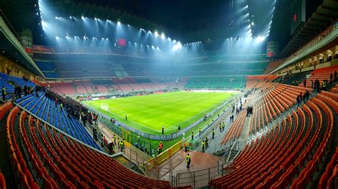 San Siro/Giuseppe Meazza stadion belső nézetből