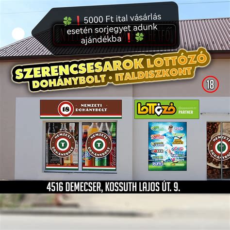 Lottózó kifizetőhely