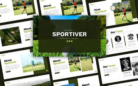 Interaktív futball prezentációs sablon