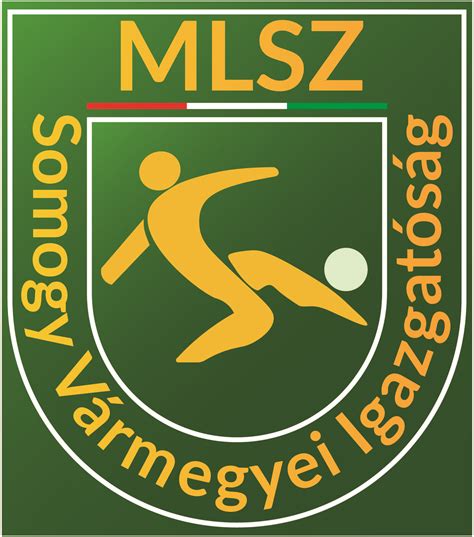 MLSZ logo és Magyarország térkép a vármegyei régiókkal