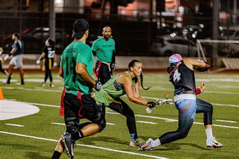 Flag football pozíciók elhelyezkedése a pályán