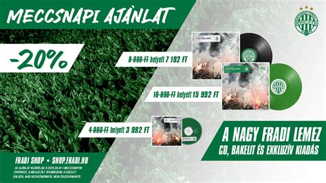 A Nagy Fradi Lemez borítója